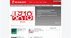 Desktop Screenshot of polishculture.org.uk